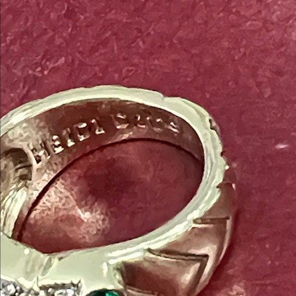 Heidi Daus 🆕 “Fine Line” Clear Size 9 Crystals Ring - Picture 7 of 7